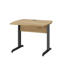 Bureau JAZZ+ - 80 cm - Pieds métal - chêne du bocage