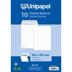 PAQUETE 10 BOLSA BCA 100G 184X261  ( 21170170 )
