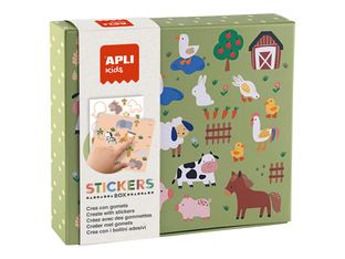 Apli Kids - Jeu complet d'adhésif de décoration - animaux - non permanent