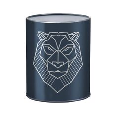 Pot à crayons métal lion origami - 9,5 x 7,5 cm - Viquel