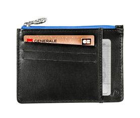 Quo Vadis - Porte-cartes/porte-monnaie - Holi - 13,2x9,5x0,2 cm - Cuir pleine fleur de vachette