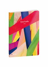 Quo Vadis - Carnet de notes - Iconique - Rayures - Pages Lignées - 15x21 cm - Papier Clairefontaine blanc - Fabrication française
