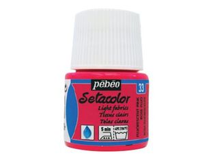 Pebeo Setacolor - Peinture pour tissus clairs - bouton d'or - 45 ml