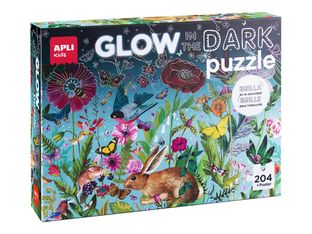 APLI kids - Glow in the Dark Flowers - puzzle