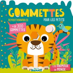 Mon P'tit Hemma - Gommettes pour les petits - Les animaux du Monde - + de 300 Gommettes Repositionnables