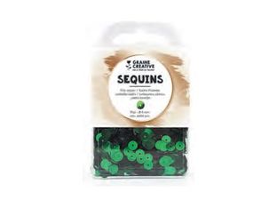 Graine Creative - Paillettes - 6 mm de diamètre - vert - pack de 4000