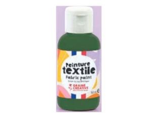 Graine Creative - Peinture textile - vert forêt - 50 ml
