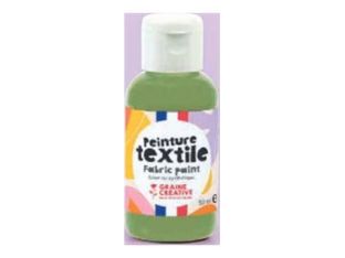 Graine Creative - Peinture textile - kaki - 50 ml