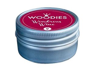 Woodies 9 - Tampon encreur rond - wondrous wine