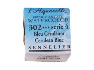 Sennelier French Artists' Series 4 Half Pan 559 - Peinture - aquarelle - aureoline - transparent - demi-plateau