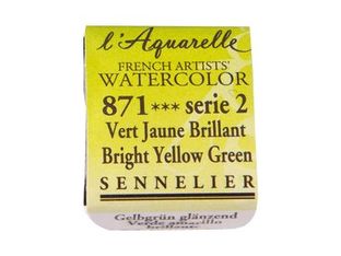 Sennelier French Artists' Series 2 Half Pan 315 - Peinture - aquarelle - outremer profond - transparent - demi-plateau