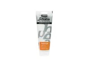 Pebeo Studio Acrylic - Gel de texture moyenne - jaune - 250 ml