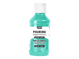 Pebeo Pouring Experiences - Peinture acrylique - vert d'eau - 118 ml