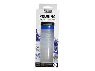 Pebeo Pouring Experiences - Tasse à mesurer pour la peinture (pack de 5)