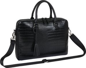 Sofia Croco - sacoche ordinateur 15,6'' - noir