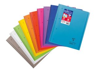 Clairefontaine Koverbook - Cahier à spirale - A4 Plus - 96 pages - disponible dans différentes couleurs