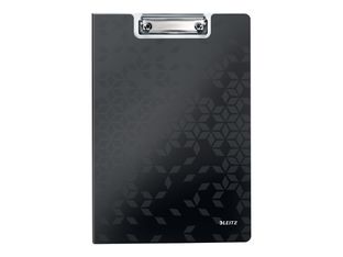 Leitz WOW - Porte blocs avec fermeture - A4 - capacité 75 feuilles - noir