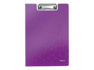 Leitz WOW - Porte blocs avec fermeture - A4 - capacité 75 feuilles - violet métallique