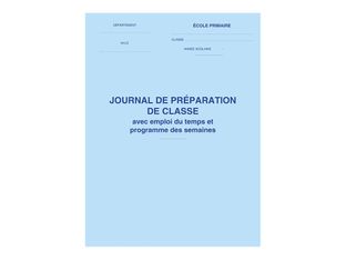 ELVE - Journal de préparation de classe - 32 x 24 cm - 88 pages
