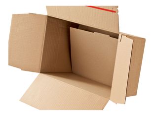 Boîtes d'expédition CP 141 - 22.9 cm x 16.4 cm x 5-11.5 cm - A5 - brun - Colompac