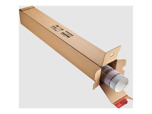 Tube d'expédition carré - ColomPac CP 072 - boîte d'expédition - 10.8 cm x 10.8 cm x 10.8 cm - Logistipack