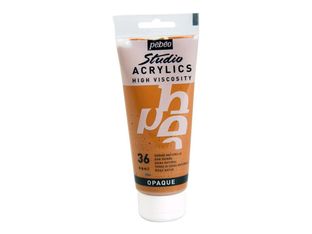 Pebeo Studio Acrylics - Peinture acrylique - terre de sienne naturelle - 100 ml