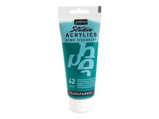 Pebeo Studio Acrylics - Peinture acrylique - émeraude phthalocyanine - 100 ml