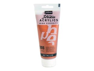 Pebeo Studio Acrylics - Peinture acrylique - cuivre - mat / satiné - 100 ml