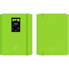 CARPETA 3 SOLAPAS FOLIO UNEQUAL MINIMAL VERDE