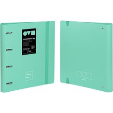 CARPEBOOK A4 CON RECAMBIO 4 ANILLAS 35MM UNNEQUAL MINIMAL MINT