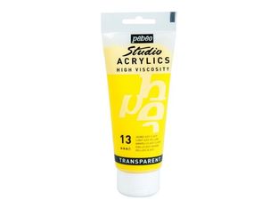 Pebeo Studio Acrylics - Peinture acrylique - jaune azoïque clair - mat / satiné - 100 ml