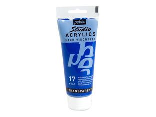 Pebeo Studio Acrylics - Peinture acrylique - bleu phtalocyanine - mat / satiné - 100 ml
