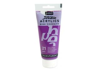 Pebeo Studio Acrylics - Peinture acrylique - violet oriental - mat / satiné - 100 ml