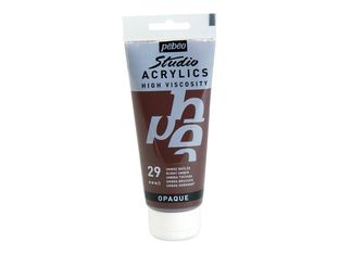 Pebeo Studio Acrylics - Peinture acrylique - ombre brûlée - mat / satiné - 100 ml