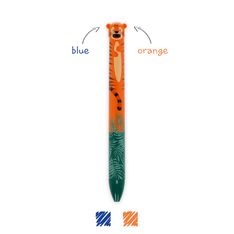 Legami - Stylo à bille 2 couleurs tiger