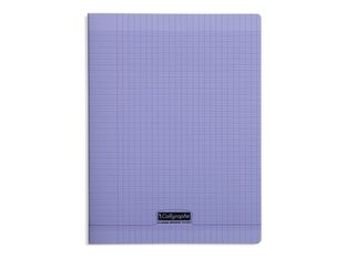 Calligraphe 8000 - Cahier polypro A4 (21x29,7cm) - 192 pages - grands carreaux (Seyes) - violet
