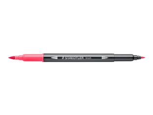 STAEDTLER 3001 - Stylo à pointe en fibre double pointe - rose - 1-6 mm / 0.5-0.8 mm fin