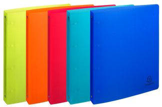 Exacompta - Classeur à anneaux "LINICOLOR" - Dos 40 mm - A4+ - disponible dans différentes couleurs