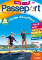 Passeport - Toutes les matières - De la 5e à la 4e - Cahier de vacances