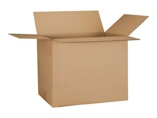 20 cartons caisses américaines - 25 cm x 25 cm x 25 cm - simple cannelure - Logistipack