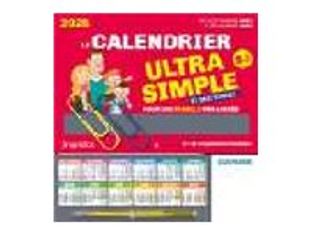 Mini calendrier pour une famille organisée de Septembre à Décembre (16 mois) - 240 x 250 mm - Frigobloc