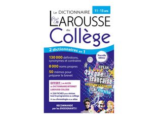 Le dictionnaire Larousse du collège