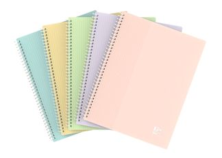 Oxford School life Pastel - Porte vues à spirale 80 vues - A5 - Polypropylène 5/10e - Disponible en différentes couleurs