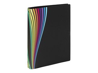 Viquel Rainbow Class - Classeur à anneaux - DOS 35 mm - A4 - capacité 250 feuilles - noir