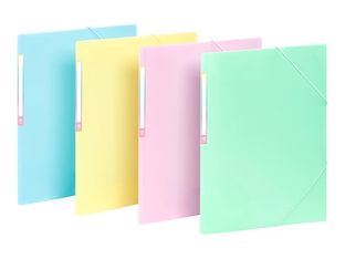 Viquel Rainbow Pastel - Chemise à 3 rabats - A4 - disponible dans différentes couleurs