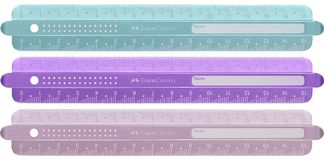 Faber Castell Sparkle - Règle 30 cm - disponible dans différentes couleurs