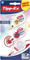 Tipp Ex - Correcteur - 3 Mini Pocket Mouse - 2 Fashion + 1 Décor