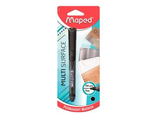 Maped Marker'Peps Custom - Marqueur permanent - noir - 1 mm - fin