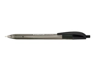 STAEDTLER ball 4230 - Stylo à bille rétractable - noir - 1 mm - pointe moyenne