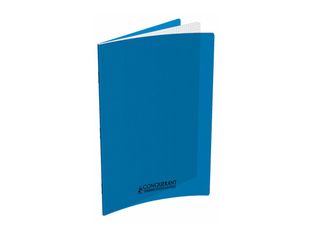 Conquérant Classique - Cahier polypro 24 x 32 cm - 96 pages - petits carreaux (5x5mm) - bleu